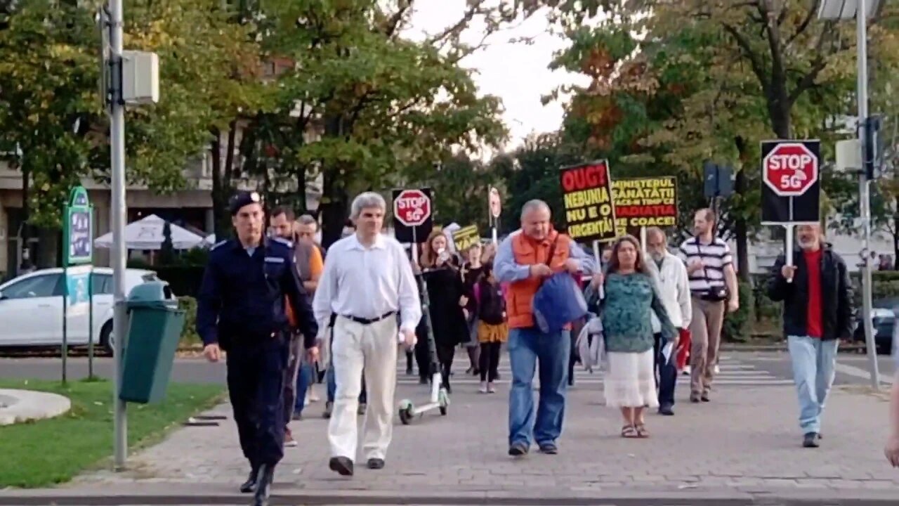 Marșul împotriva tehnologie 5G