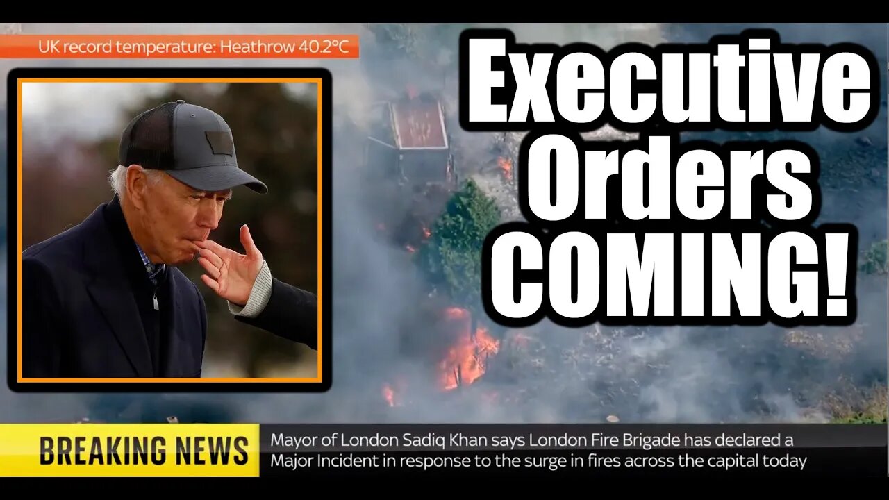 Climate Emergency! Biden Executive Orders Coming, UK Wildfires & Klaus Schwab's Book Revisited!