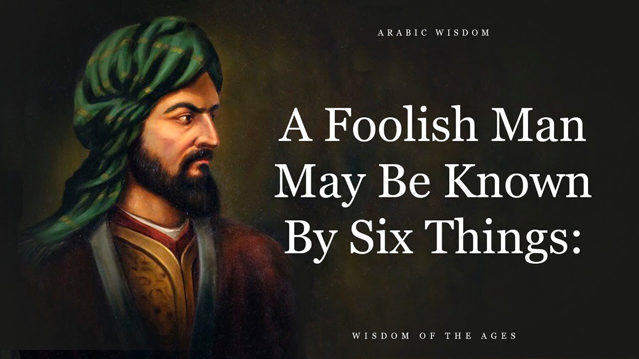 Short But Wise Arabic Proverbs and Sayings _ Deep Arabic Wisdom