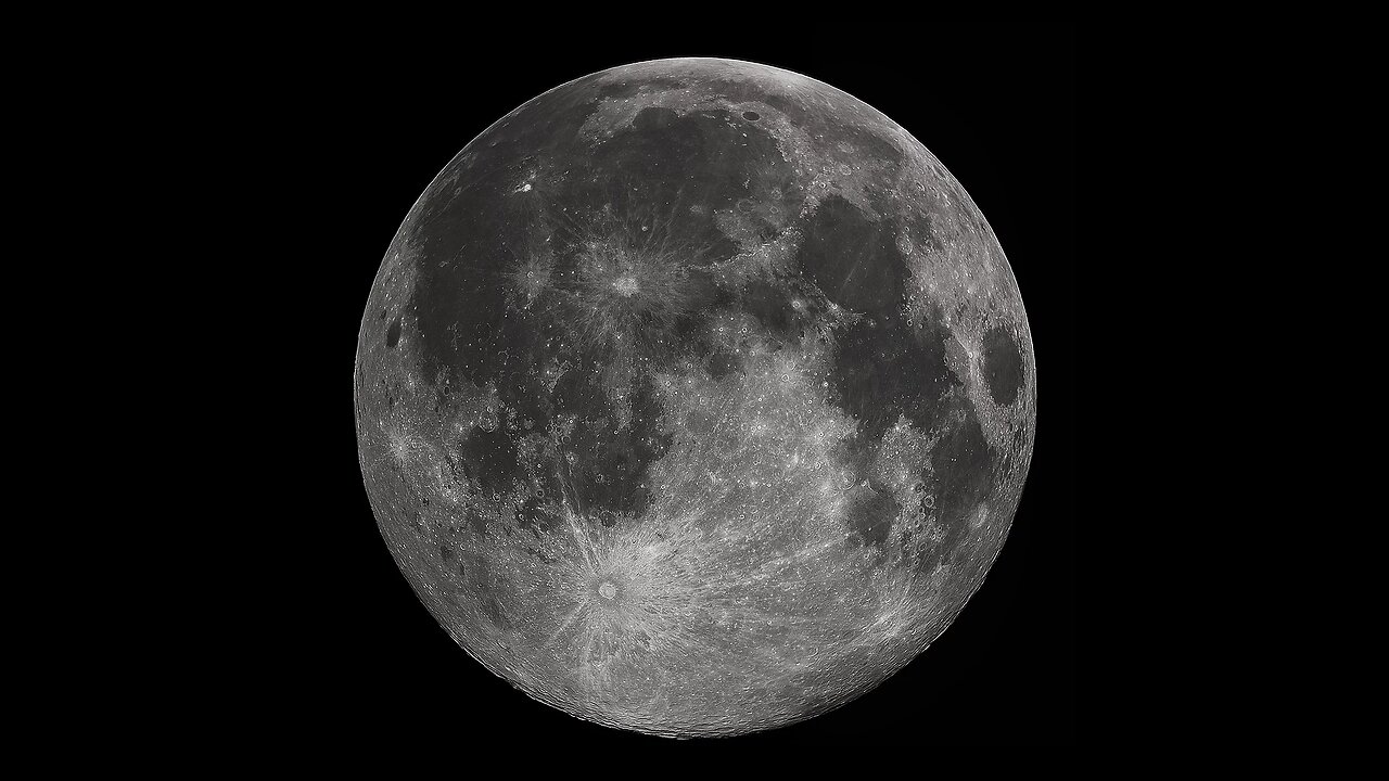 4k View of Moon In space