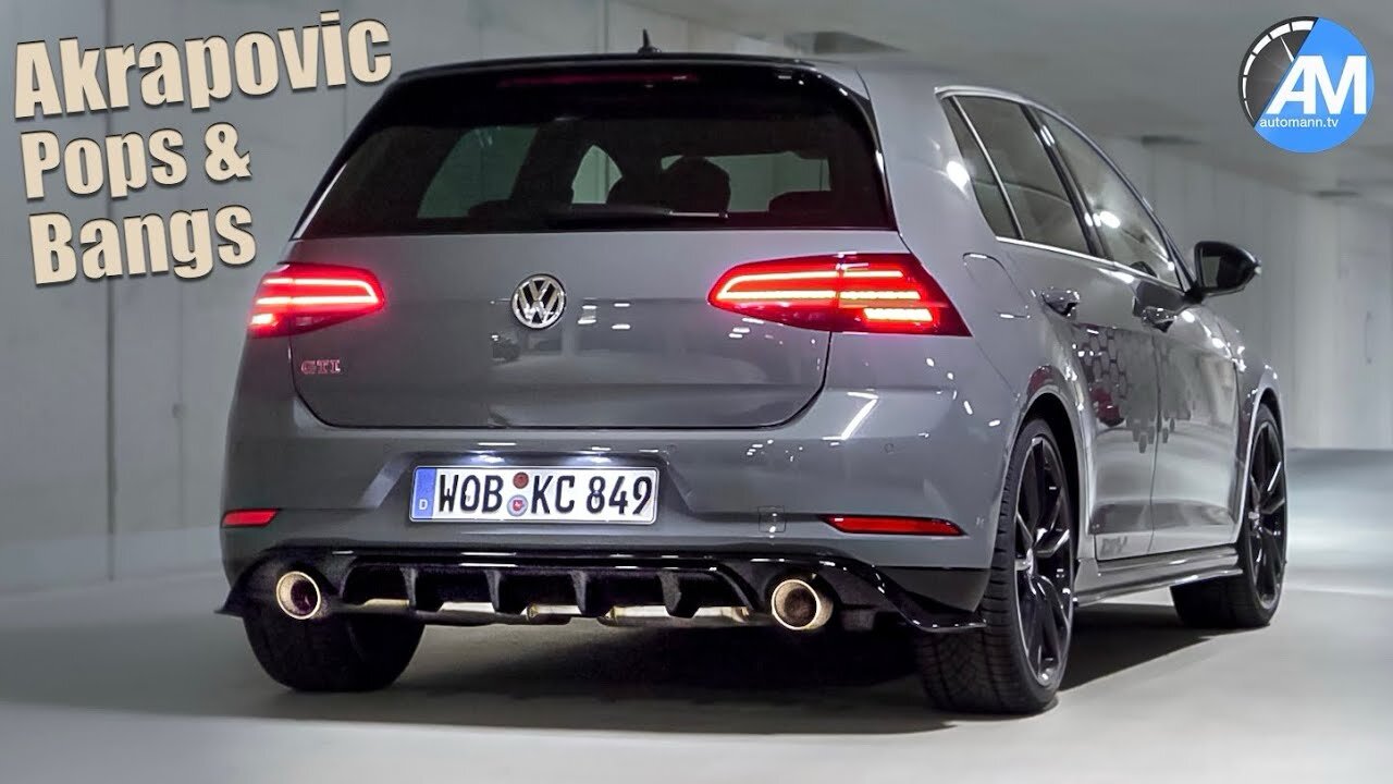 GTI TCR with Akrapovic Exhaust - Extreme Pops & Bangs!