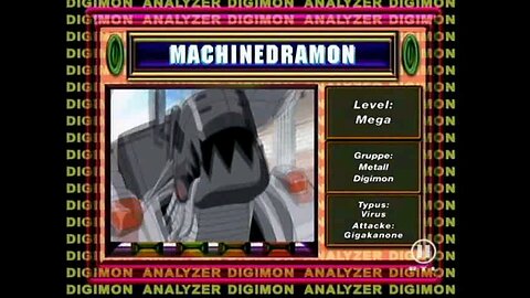 Digimon BGM Music - Machinedramon`s Theme (Tataki no Toki)