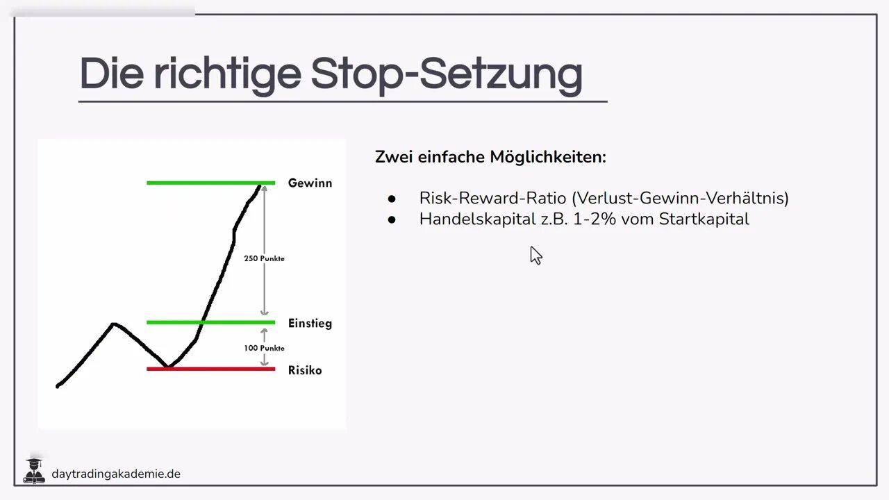 Die Stop Loss Order - Weniger Risiko beim Trading mit Aktien und CFDs