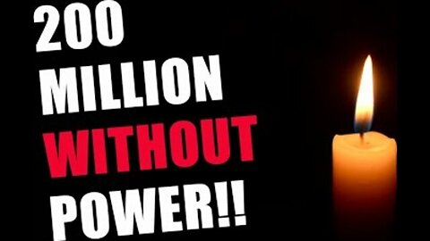 LARGEST POWER BLACKOUT IN WORLD HISTORY HAPPENING RIGHT NOW!