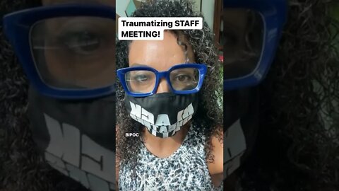 Racist staff meeting! #satire #shorts