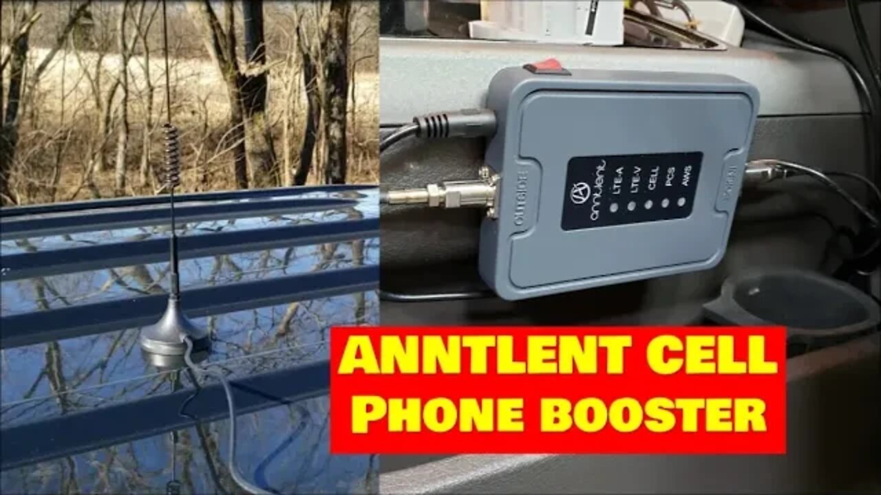 Cell phone booster installation, testing and review ANNTLENT booster