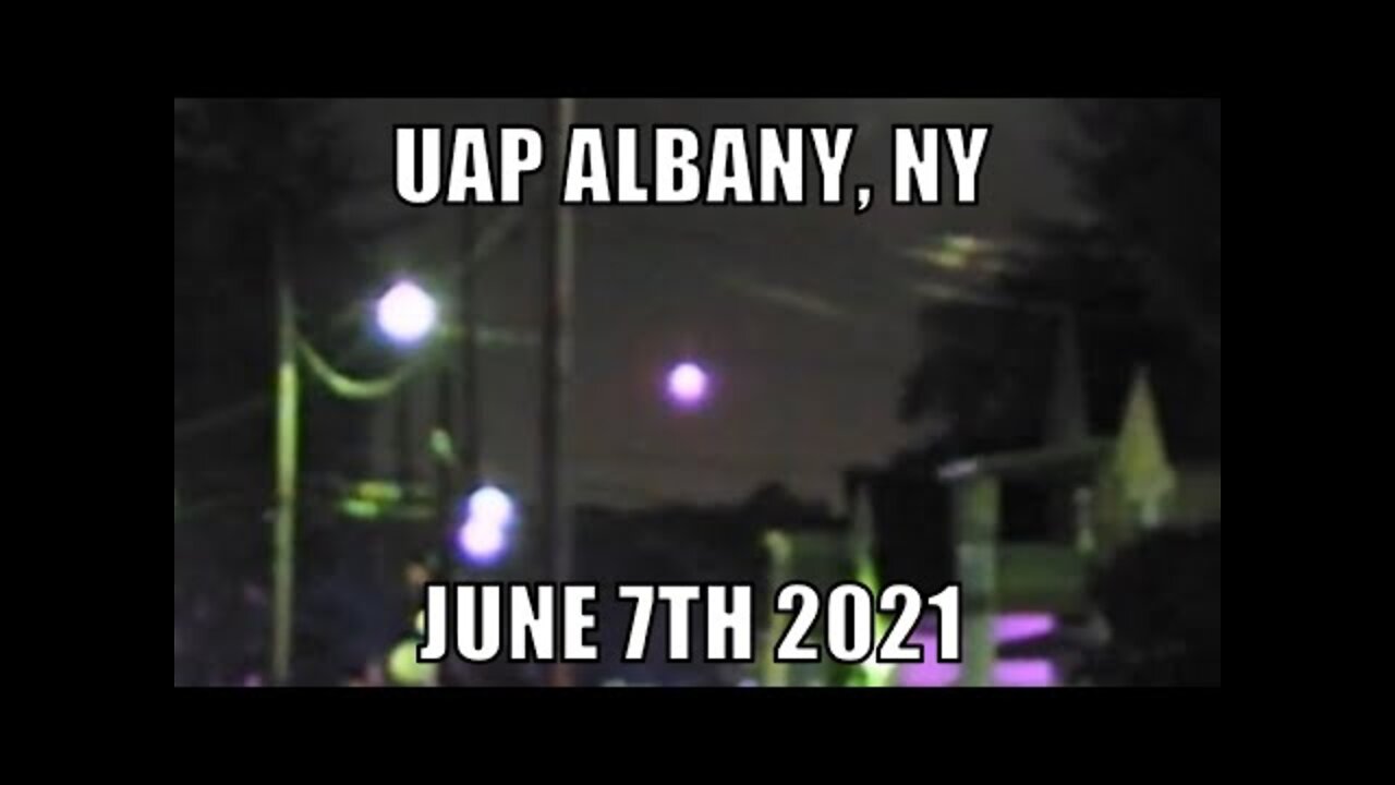 UFO / UAP sighting over Albany, NY on June 7th 2021. Full, unedited video - [06/10/2021]