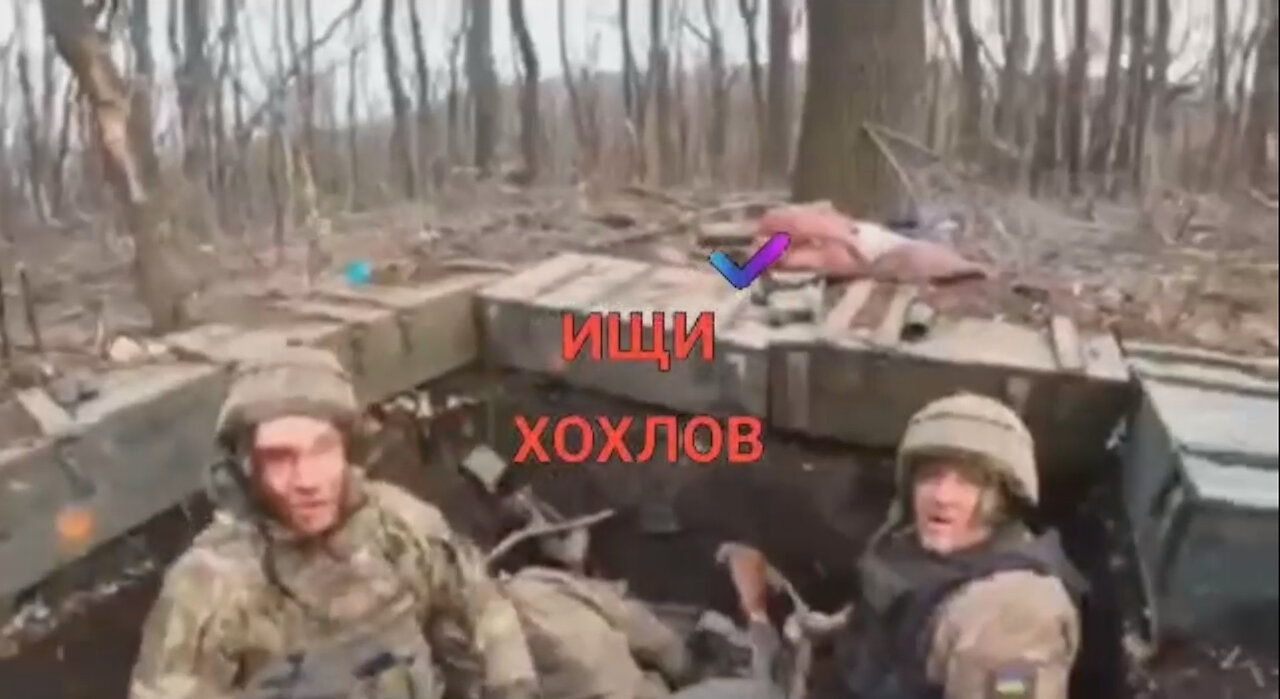 Attack of the Russian Army on the Ukrainian positions near Svatovo