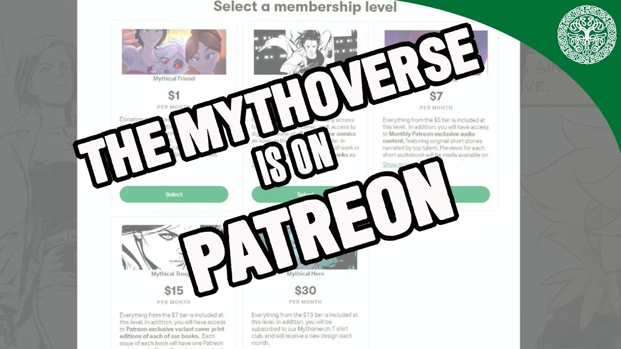 New Mythoverse Patreon!