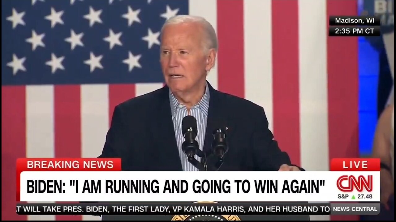 Biden Can't Remember What Year It Is While Saying He's Not Leaving Race