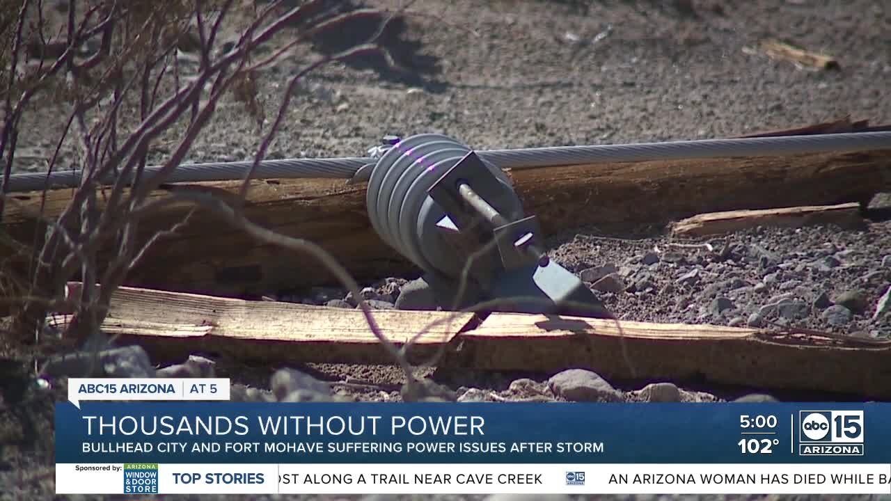 Thousands remain without power in northern Arizona