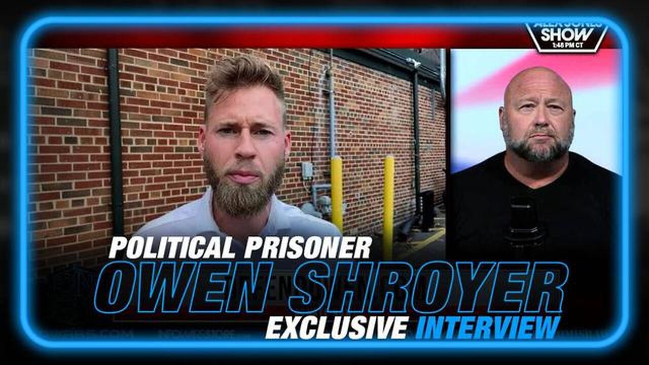 POLITICAL PRISONER OWEN SHROYER GIVES EXCLUSIVE INTERVIEW AFTER SENTENCING FOR FREE SPEECH!