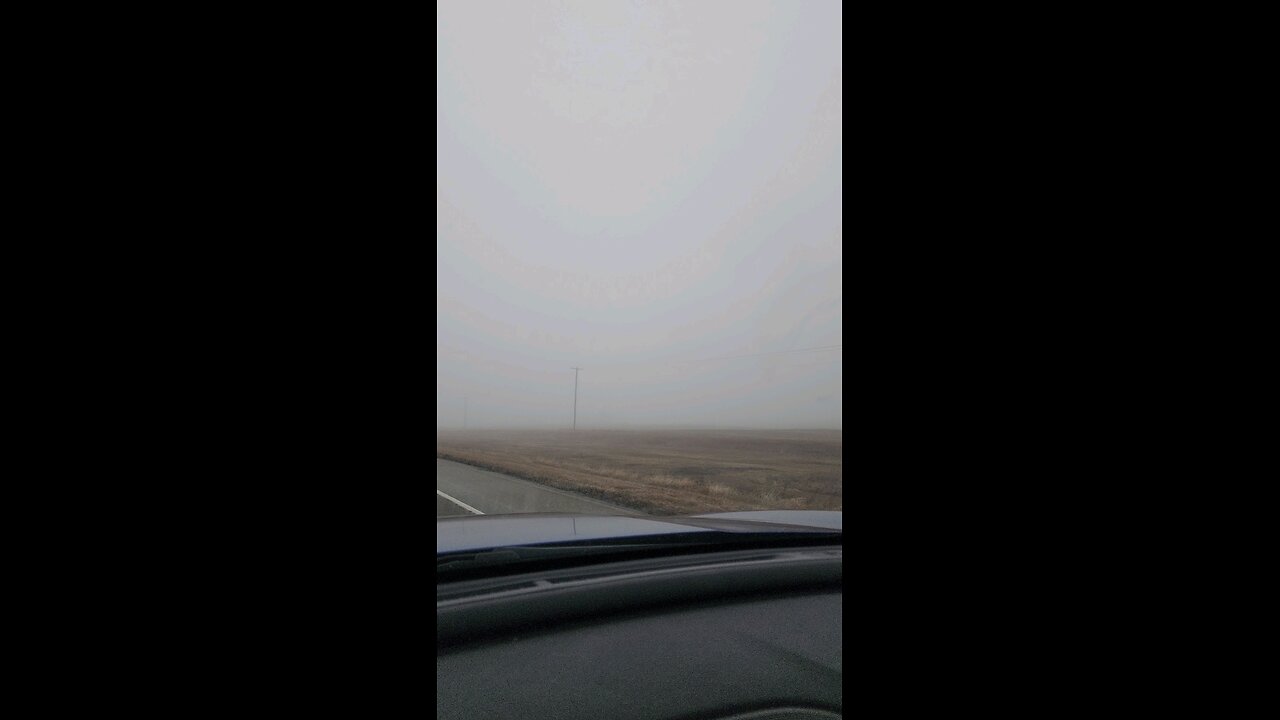 a little foggy drive