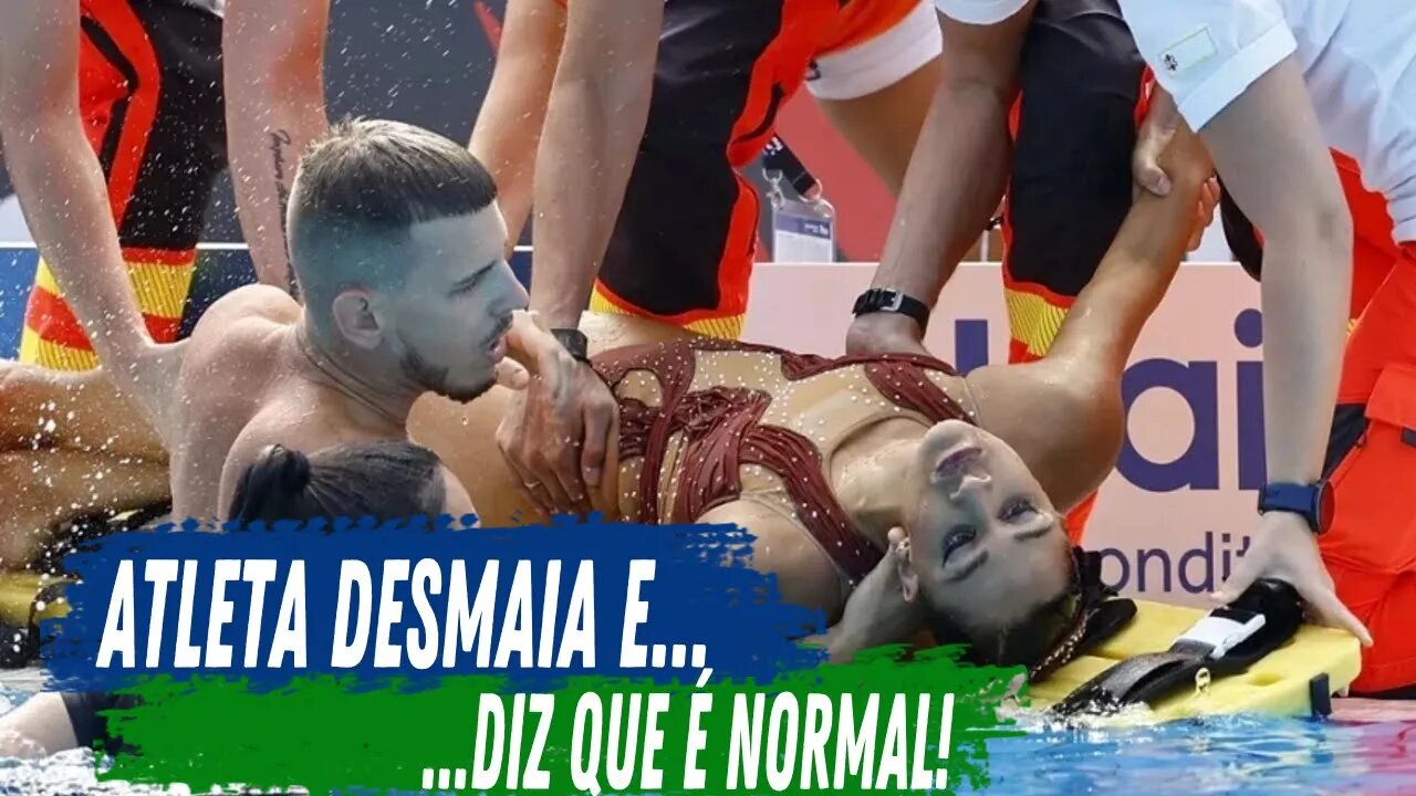 ATLETA DESMAIA EM COMPETIÇÃO E DIZ QUE É NORMAL