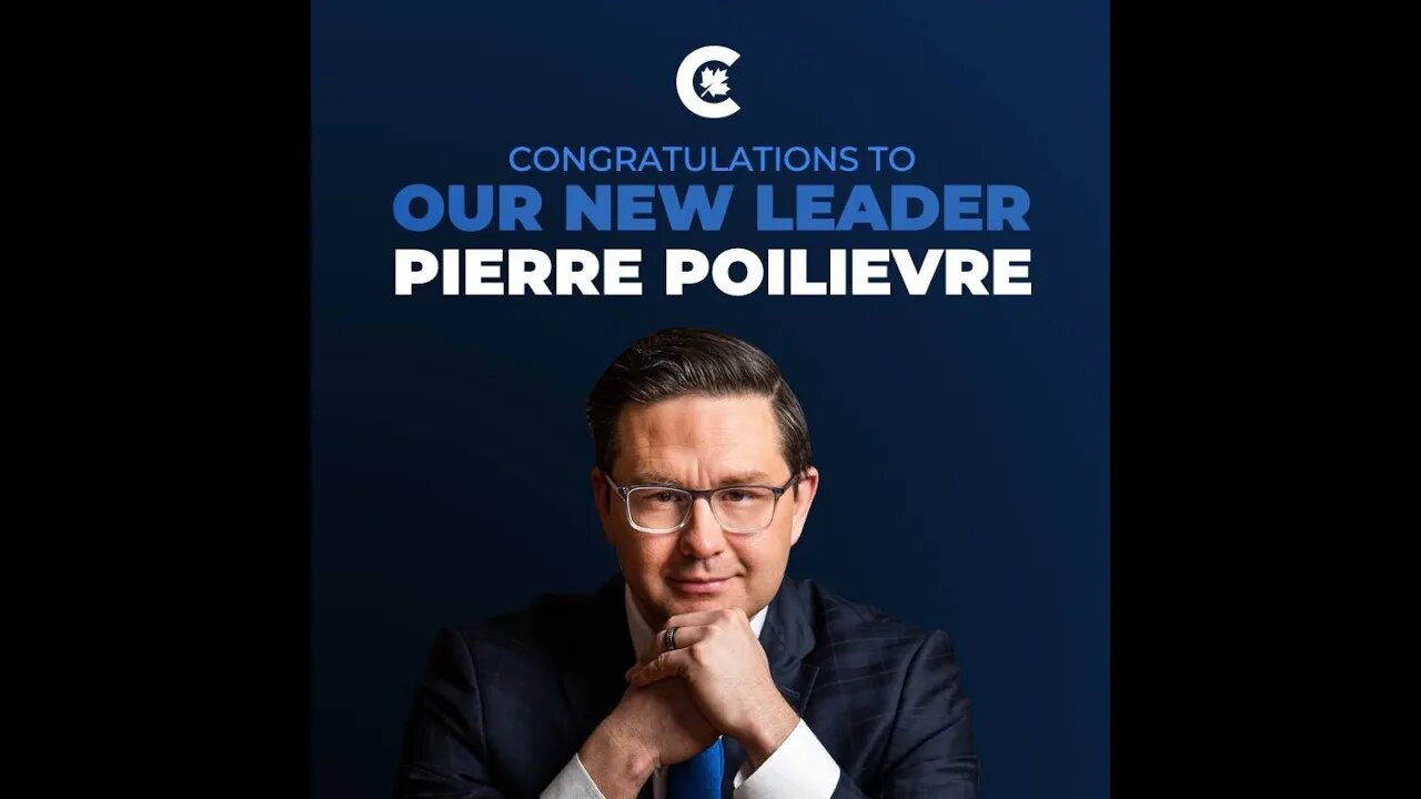 Pierre Poilievre 赢得保守党领袖后发表演讲Pierre Poilievre delivers remarks after winning Conservative leadership