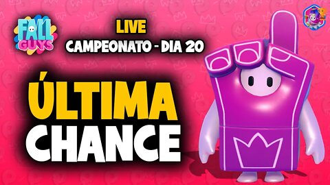 Fall Guys - Última live da fase classificatória do campeonato de Fall Guys