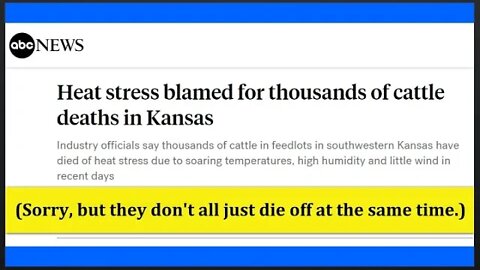 Where's the Beef? Remote Viewer Predicted the Kansas Cattle Slaughter Two Weeks Before it Happened