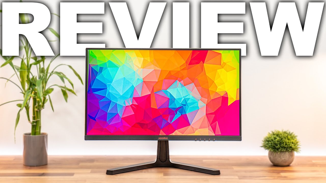 KOORUI 24 Inch Monitor Review // Koorui Monitor 24N1