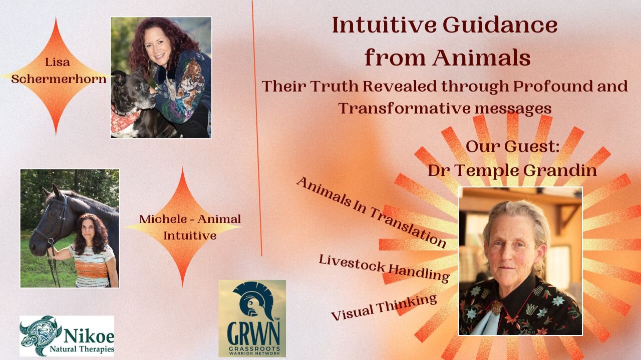 Lisa and Michele interview the AMAZING Temple Grandin, an unlikely hero to animals.