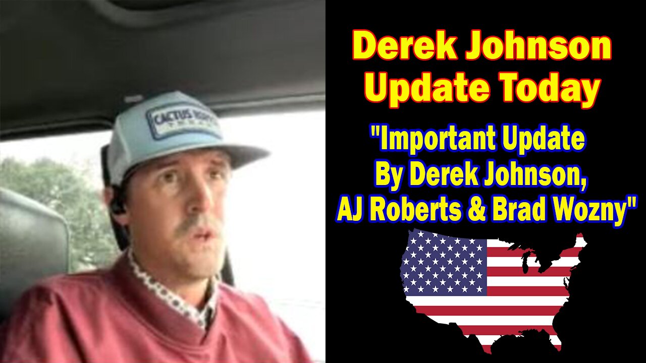 Derek Johnson Update Today Nov 28: "Important Update By Derek Johnson, AJ Roberts & Brad Wozny"