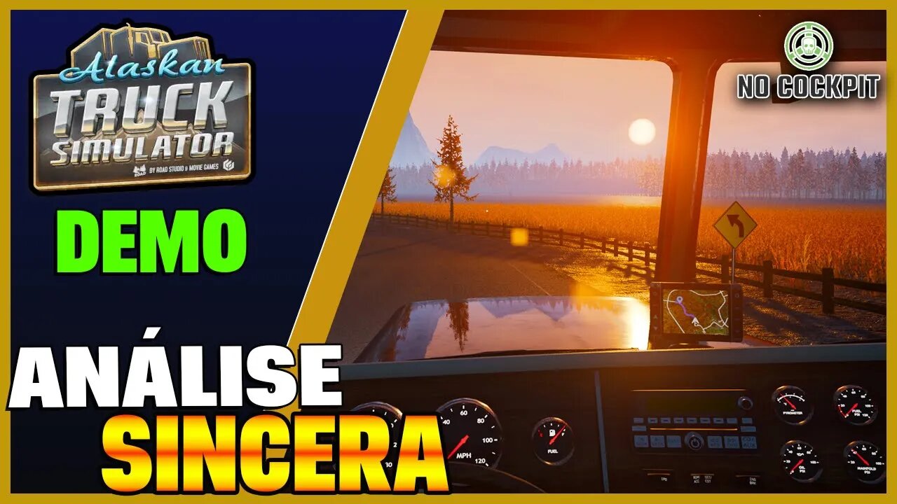 ALASKAN TRUCK SIMULATOR | GAMEPLAY E ANALISE SINCERA DO DEMO