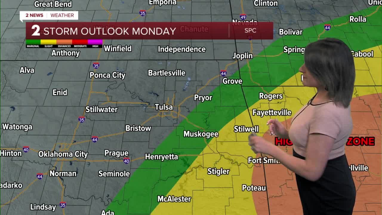 Severe Weather Potential Monday, Tuesday and Wednesday