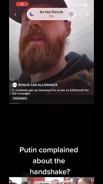 Putting complained about the handshaking & Palestinian protest at O’hare Airport.