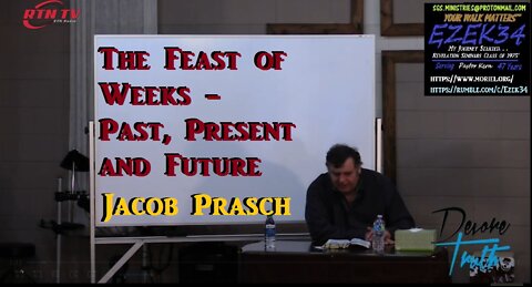 The Feast of Weeks - Past, Present and Future - Jacob Prasch