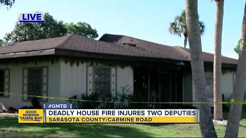 1 dead, 2 sheriff's deputies injured in Venice house fire