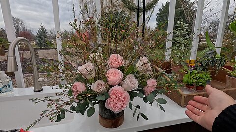 Potting Up Houseplants & a Fresh Flower Arrangement in the Hartley! 🪴🥰💐