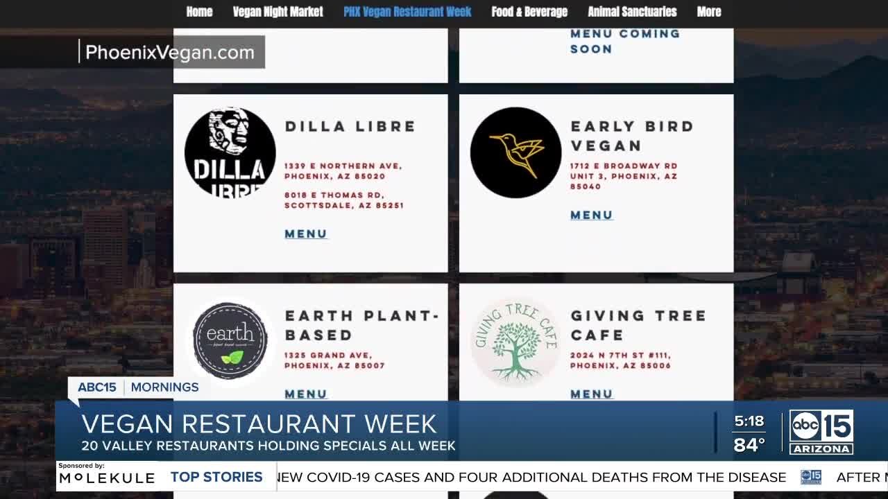 Vegan Restaurant Week runs from Sept 12-18, 2021