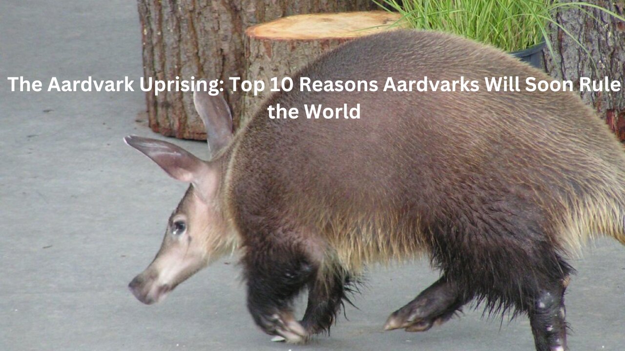 The Aardvark Uprising: Top 10 Reasons Aardvarks Will Soon Rule the World