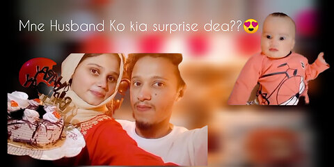 Husband Ko Birthday Surprise dea❤️ |maheenhaseeb|