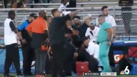 High School Football Player Collapses during Game in Miami - Seizure