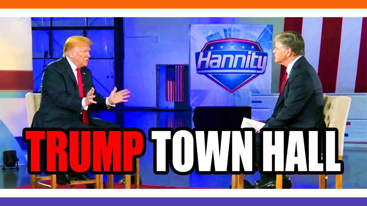 🔴LIVE: NEW Trump Townhall 🟠⚪🟣