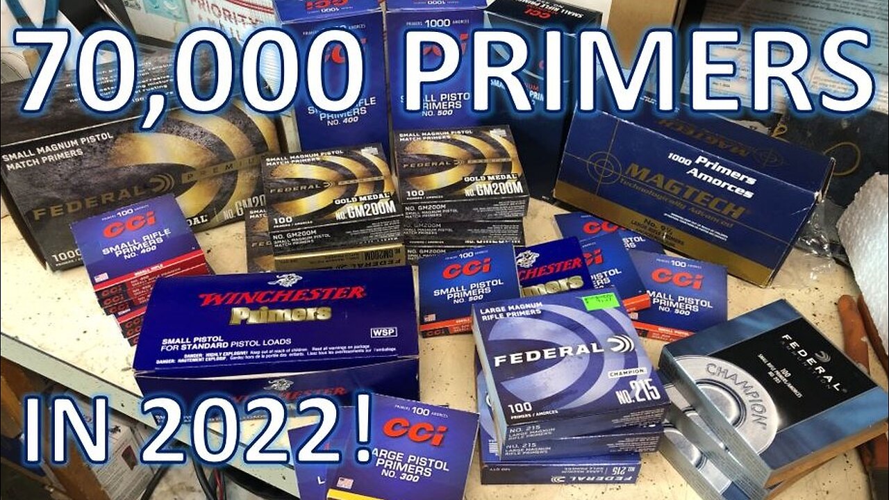 70K Primers - Intro to Reloading Primers