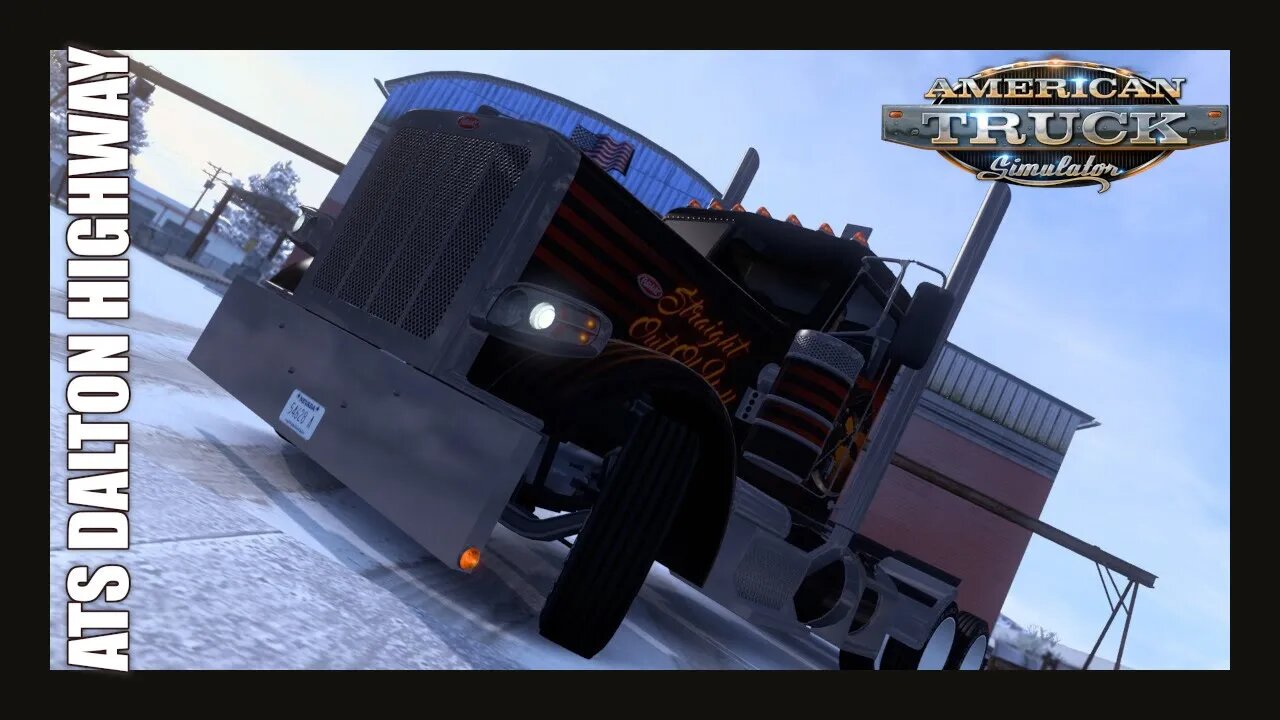 ATS Dalton Highway + K-Dog's Winter mods + SCS Winter with Grimes Mods (American Truck Simulator)