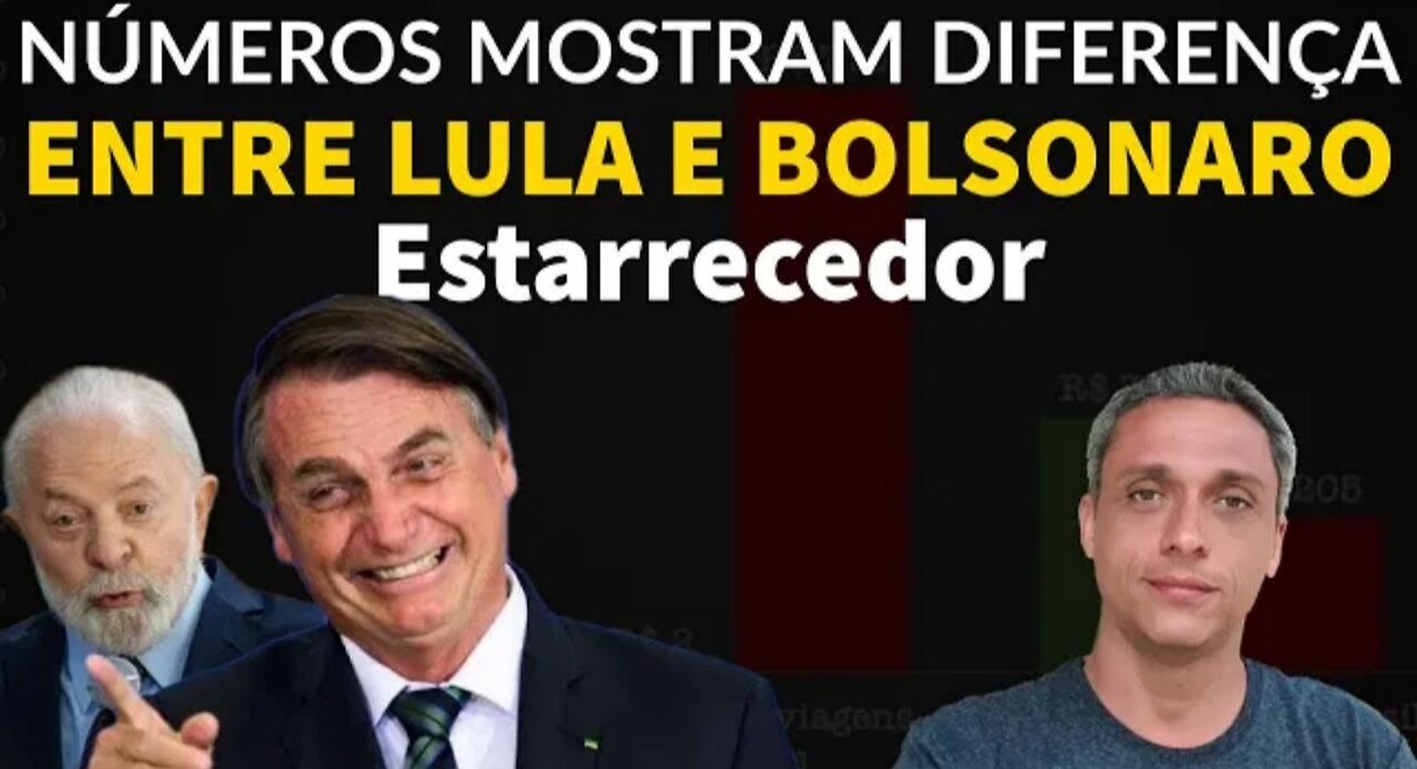 Astounding - The numbers show the gigantic difference between LULA and Bolsonaro