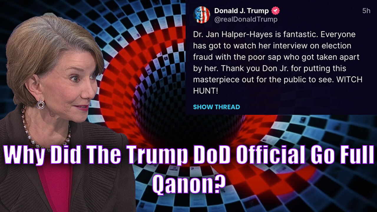 Why Did The Trump DoD Official Go Full Qanon