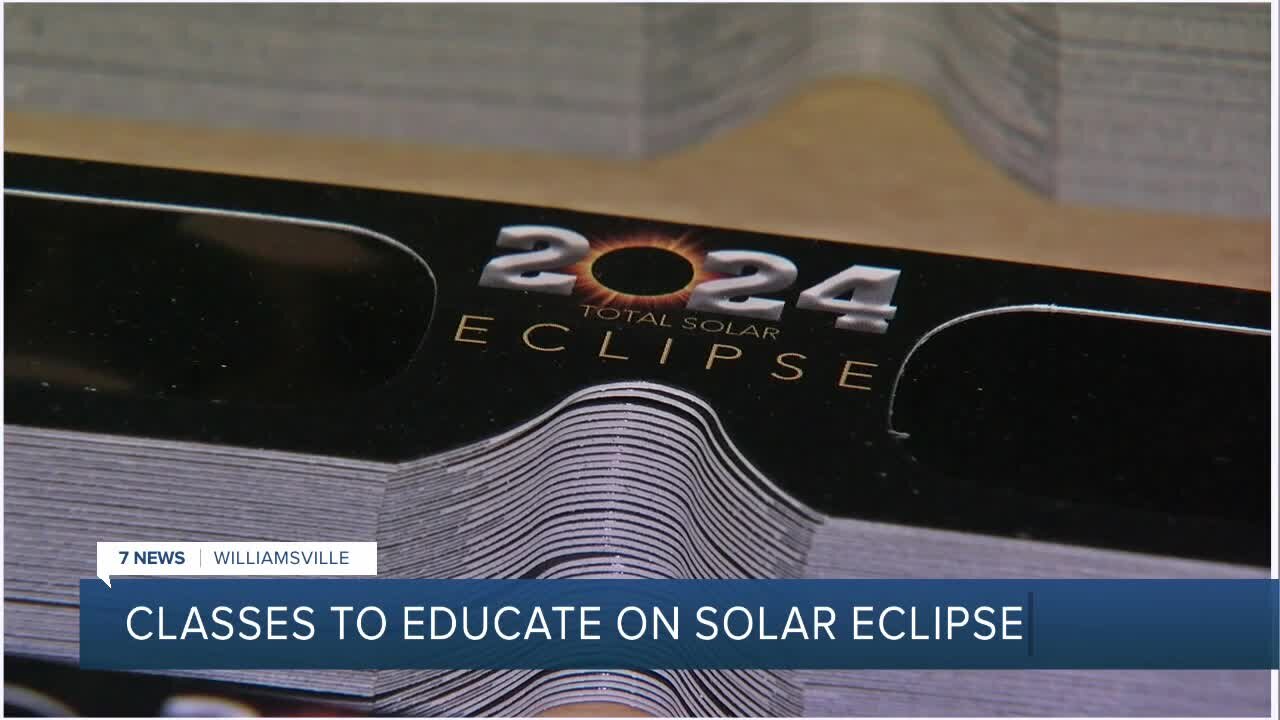 Learn about the 2024 total solar eclipse at the Williamsville Planetarium