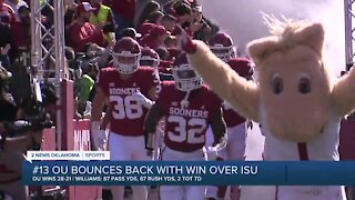 OU Bounces Back With Win Over ISU