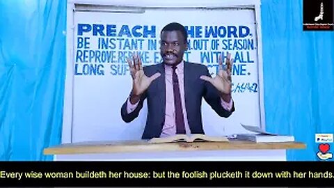 Every wise woman buildeth her house; but the foolish plucketh down with her hands | Pst. Weringa.
