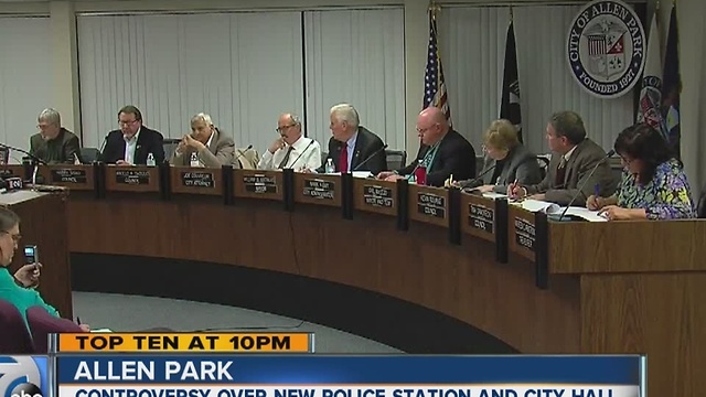 Controversy over new Allen Park police station and city hall