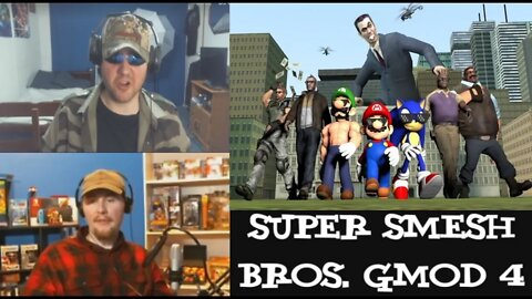 Super Smesh Bros. Gmod 4 REACTION!! (BBT & ThisBarry)