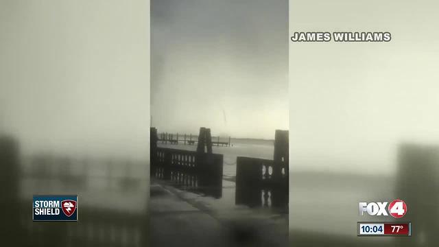 Waterspout reported near downtown Fort Myers Monday afternoon