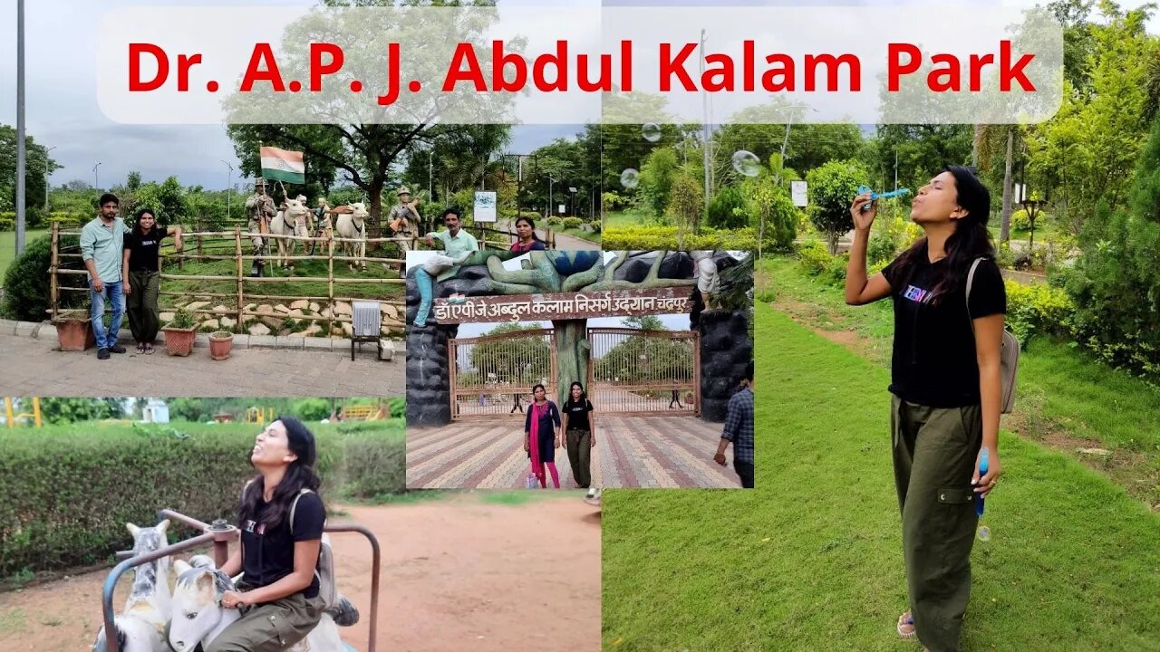 Mera Pehla Mini Vlog मेरा पेहला वलॉंग व्हिडिओ | Dr. A.P. J. Abdul Kalam Garden Chandrapur
