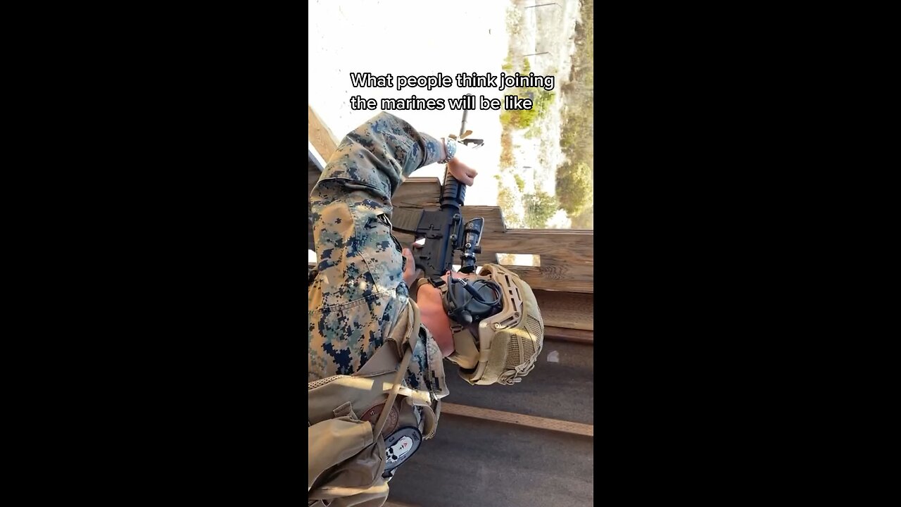 How real marines act