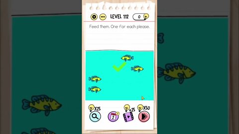 Brain Test Tricky Puzzles Level 112 Feed them One for each please.