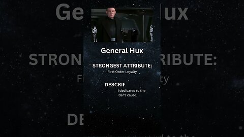 Star Wars Character Spotlight: General Hux #shorts