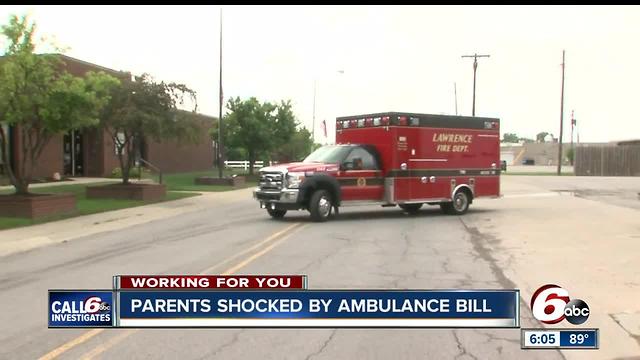 CALL 6: Lawrence family surprised by ambulance bill